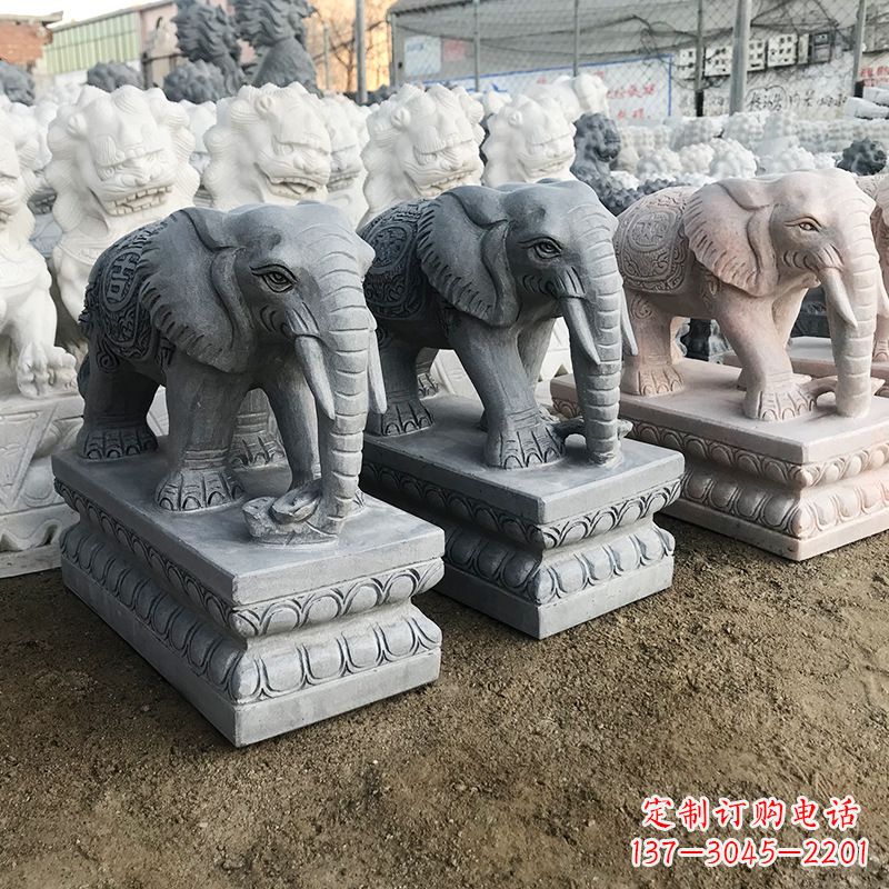 金华中领雕塑：精美大象雕塑