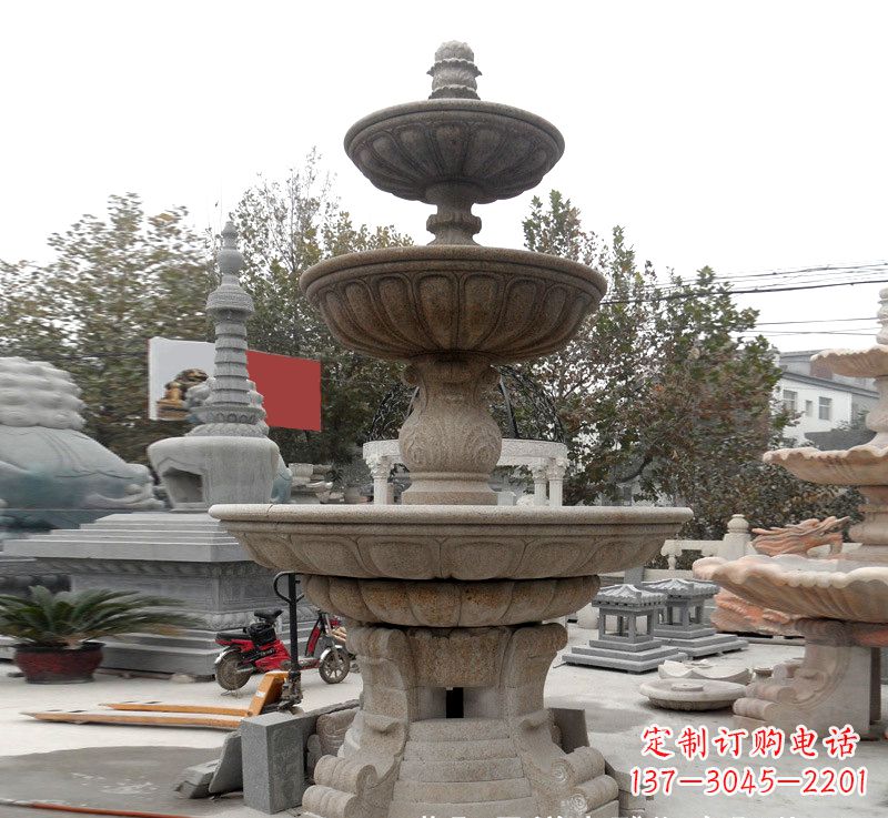 金华钵式喷泉雕塑,精美装饰您的家园