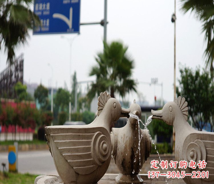 金华高雅纯石石喷泉雕塑