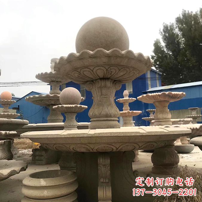 金华拥有祥和之美的玉石风水球雕塑