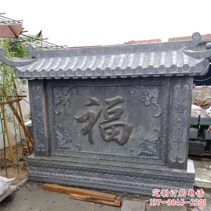 金华中领雕塑:福字雕塑,点缀婚房庭院