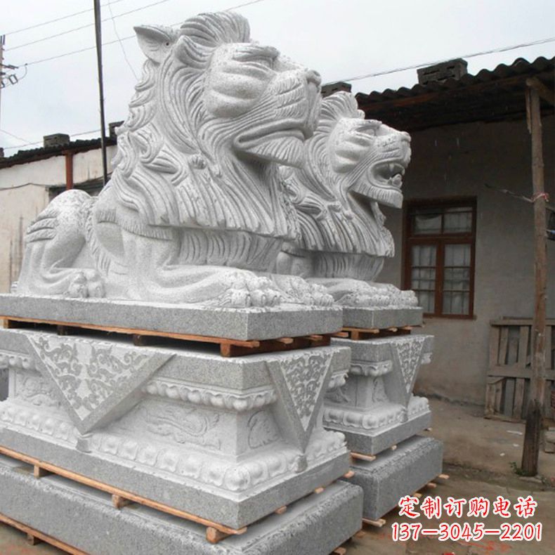 金华港币狮子雕塑,华丽展现华夏气势