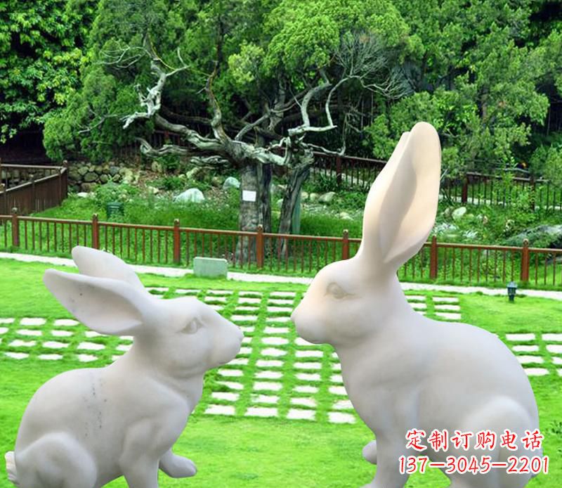金华中领雕塑定制独特的兔子雕塑