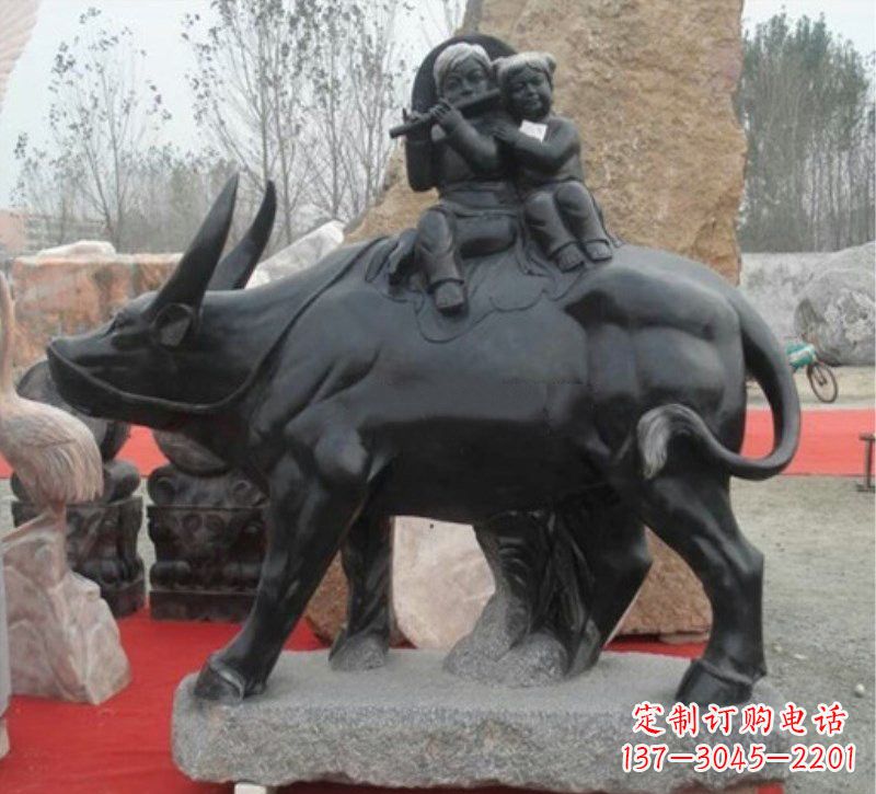 金华传承经典,表达淳朴——牧童雕塑