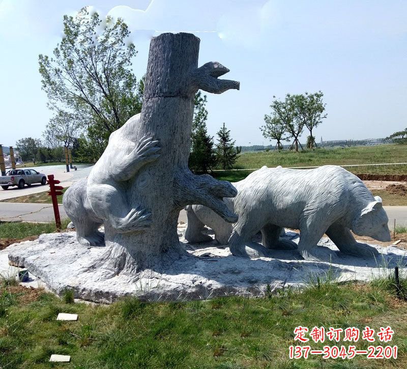 金华欧洲风格狗熊公园雕塑