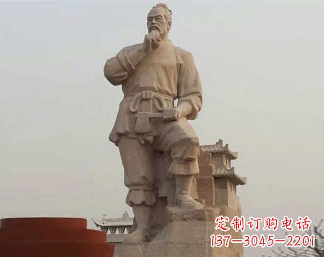 金华重拾古代风采,中领雕塑打造高贵的鲁班雕塑