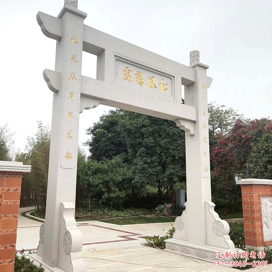 金华精美绝伦,贵族气质的牌坊雕塑