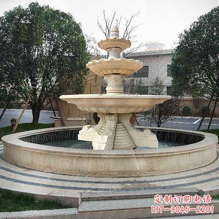 金华石雕花盆,高端定制雕塑