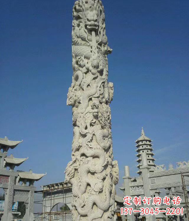 金华精美雕塑,华表龙柱雕塑