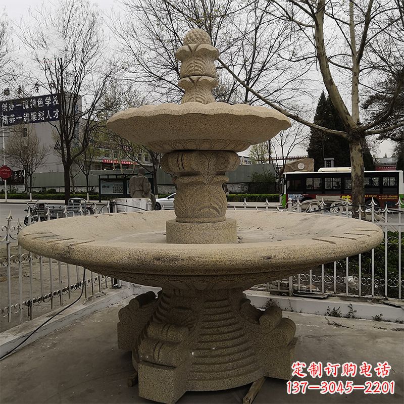 金华风水精灵,莲花开道——铸铁风水球雕塑