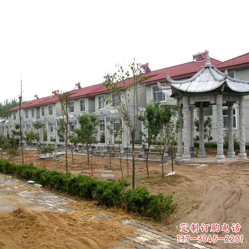 金华中领雕塑打造精美凉亭雕塑