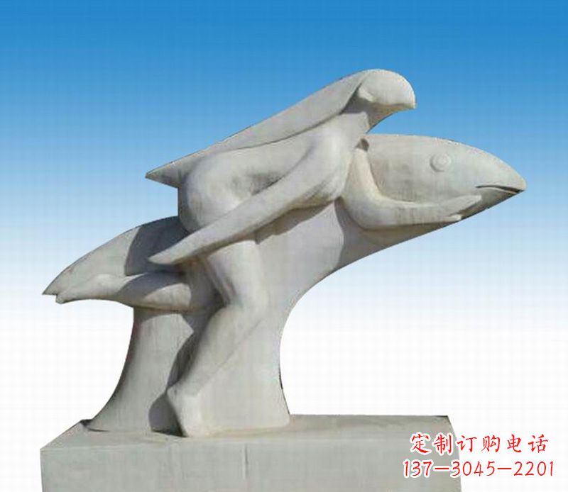 金华中领雕塑海豚雕塑,让你的公园变得出众!