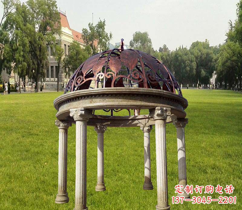 金华优质石雕凉亭,添彩美景