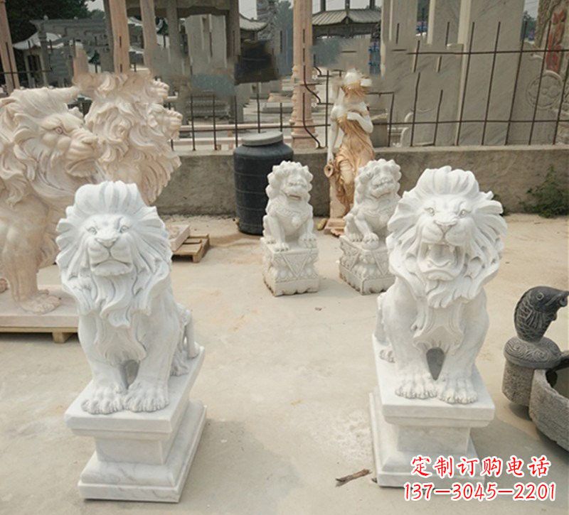 金华传承欧式历史的狮子雕塑