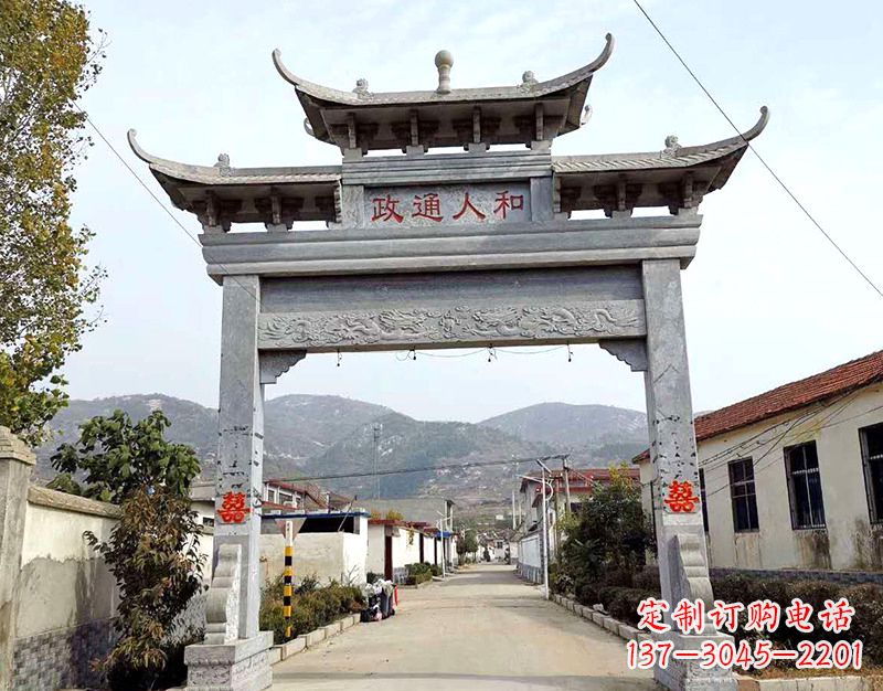 金华全球领先的石雕牌楼雕塑定制服务