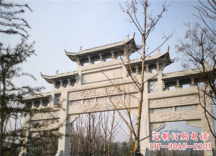 金华定制高品质牌坊雕塑