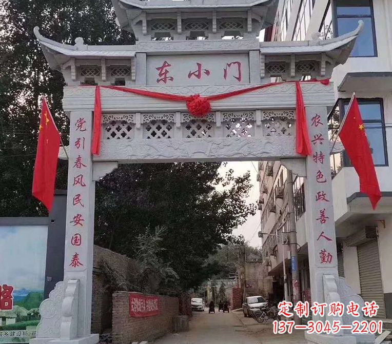 金华精美锻铸牌楼雕塑,展现独特艺术魅力