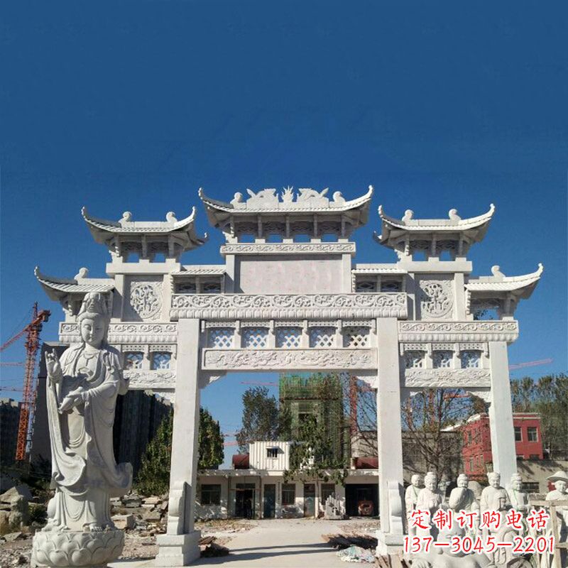 金华中领雕塑牌楼铸铜雕塑
