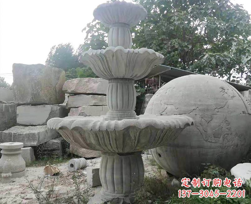 金华石雕喷泉流水槽