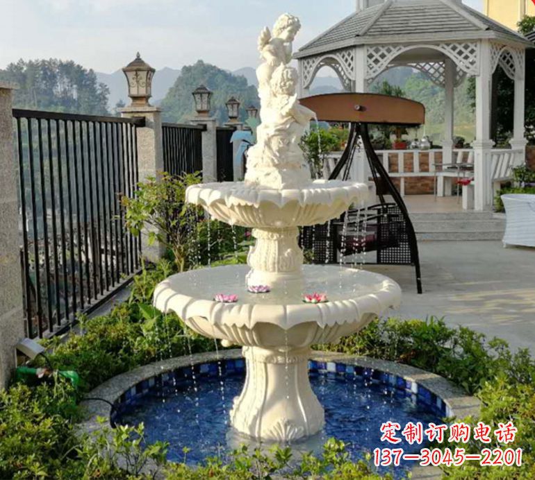 金华石雕喷泉水池