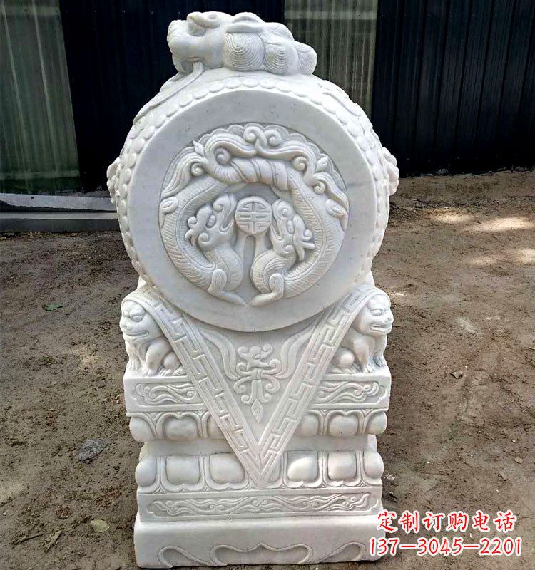 金华精致麒麟,点亮门墩