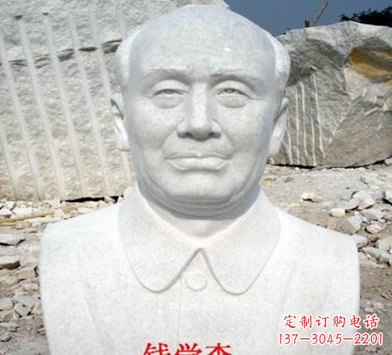 金华拥有雄浑气势的钱学森头像雕塑