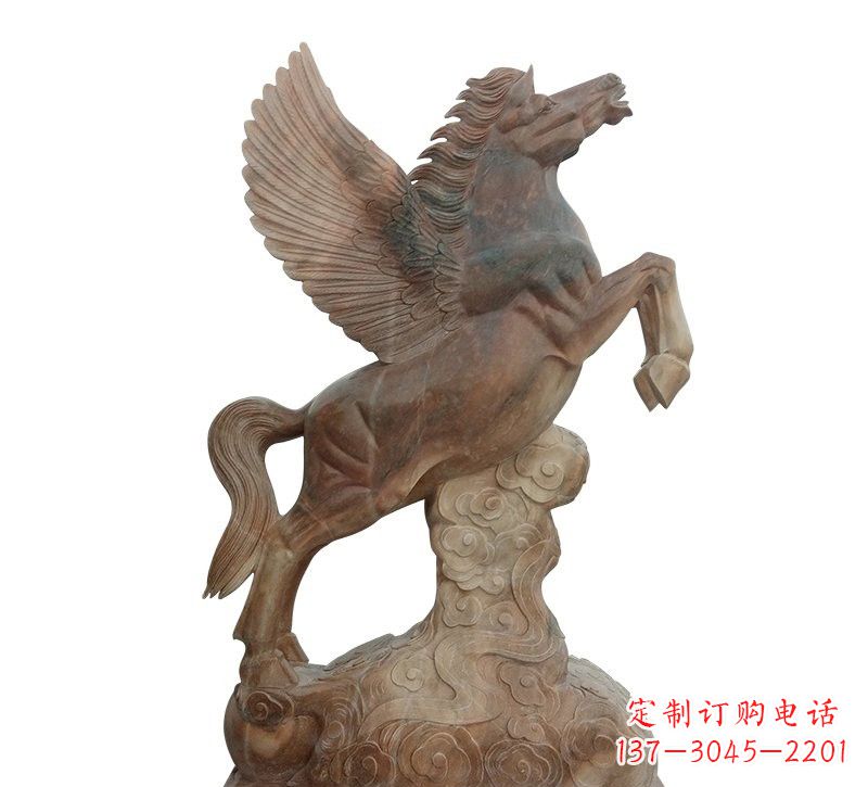 金华石雕祥云飞马