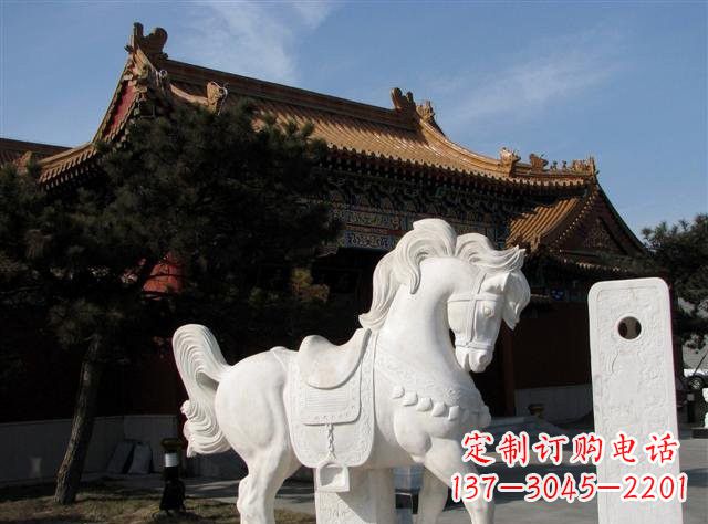 金华石雕小马