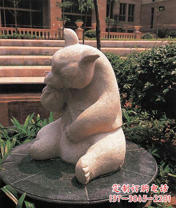 金华石雕熊猫
