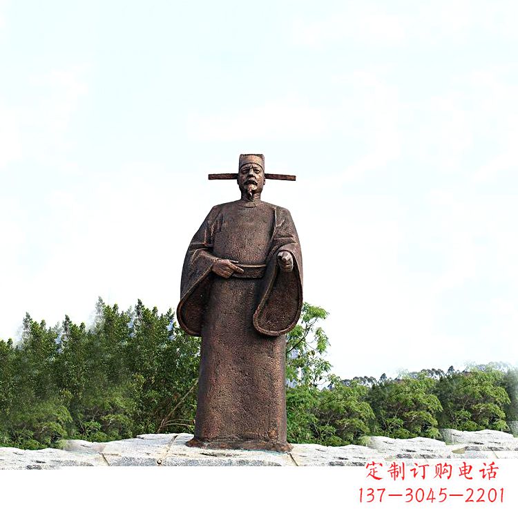 金华世界法医学鼻祖纯铜宋慈公园景区终归历史名人雕像