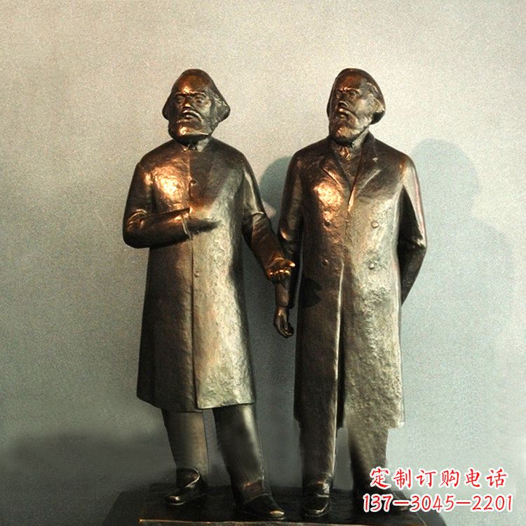 金华世纪伟人马克思和恩格斯雕塑