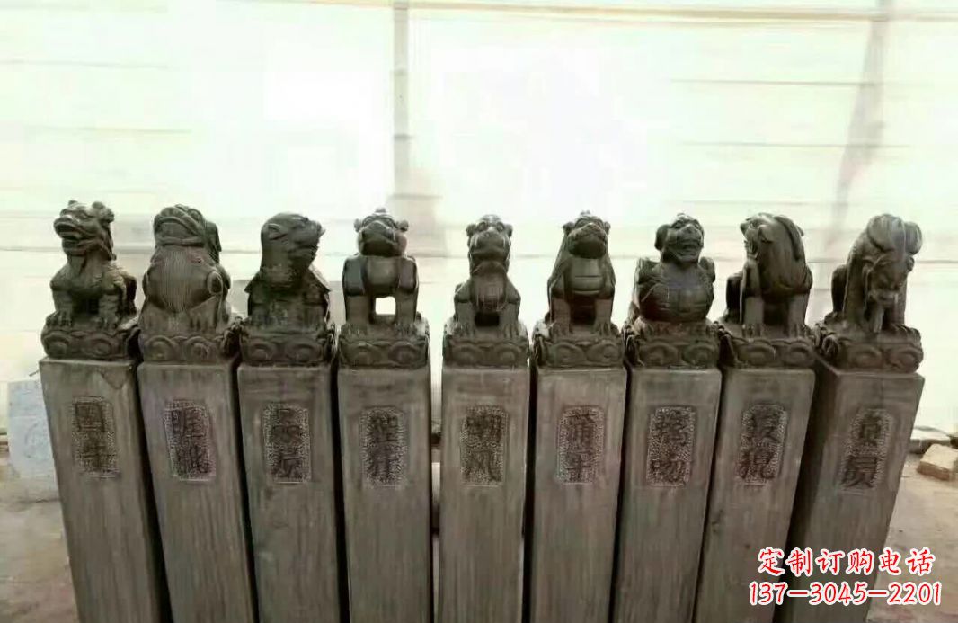 金华栓马桩石雕