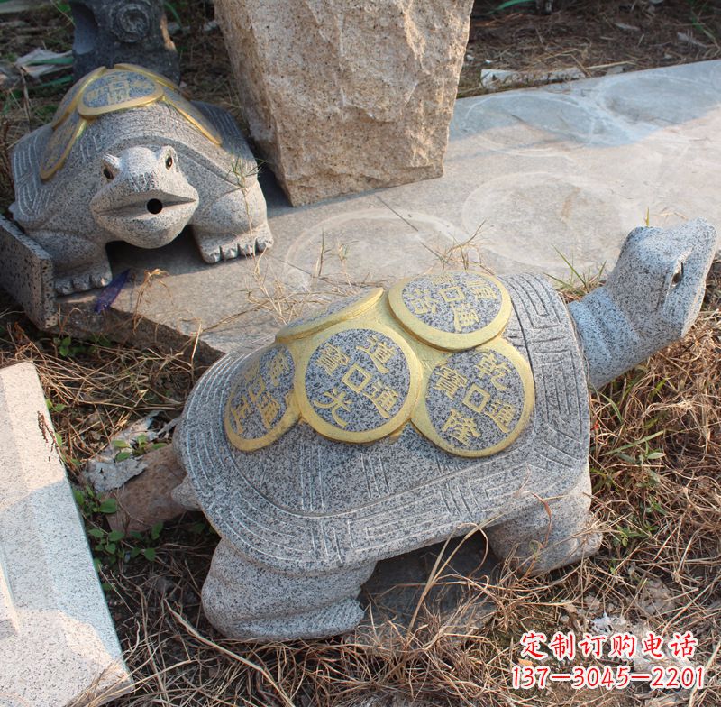 金华水池乌龟石雕