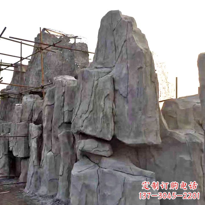 金华水泥塑石假山雕塑
