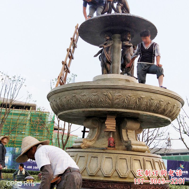 金华水头石雕喷泉