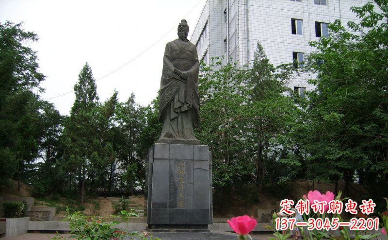 金华司马迁古代名人铜雕