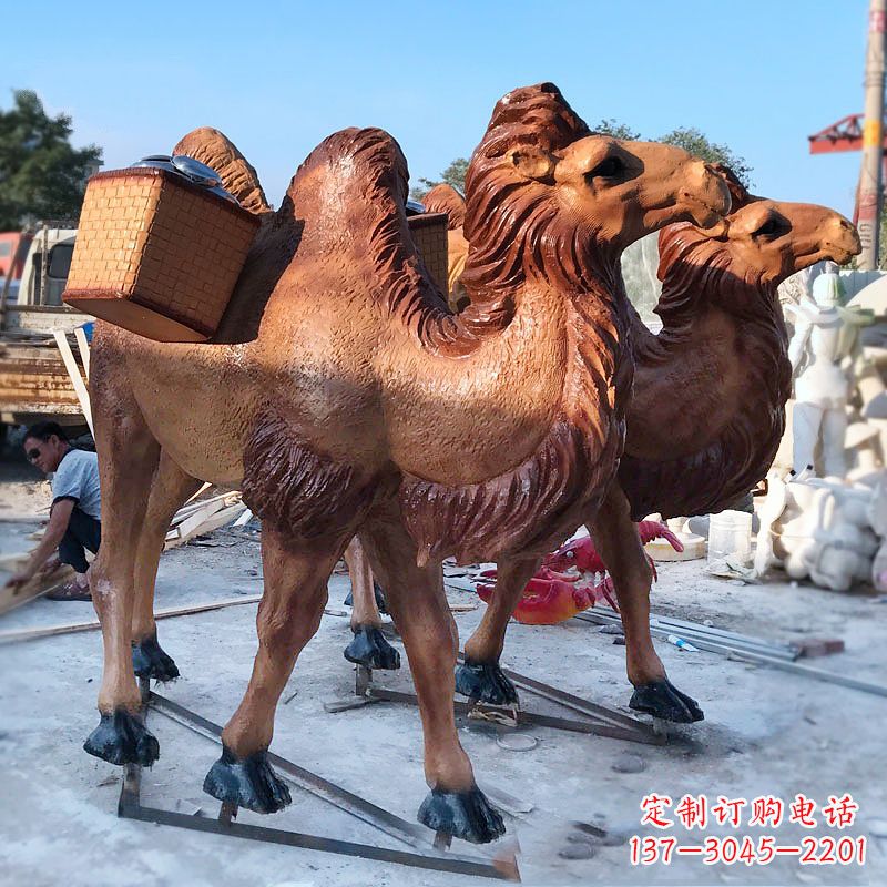 金华丝绸之路仿真骆驼雕塑