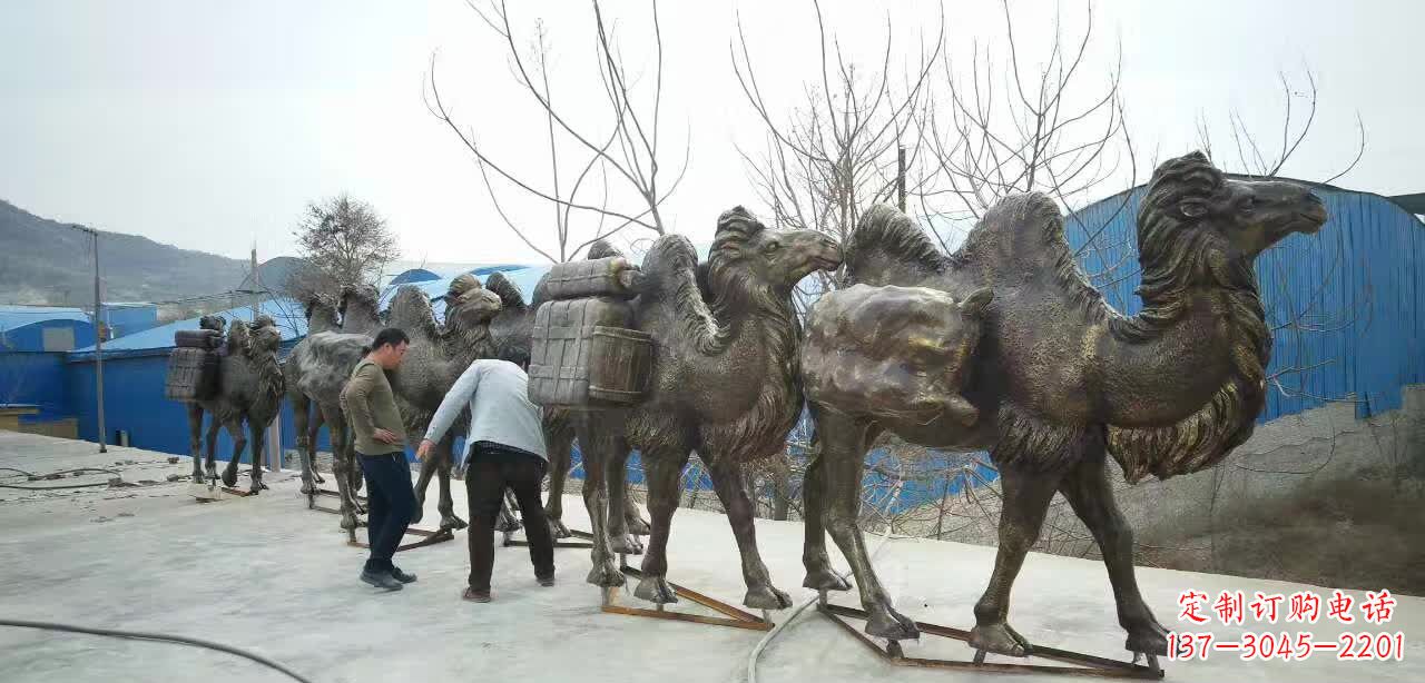 金华丝绸之路骆驼雕塑