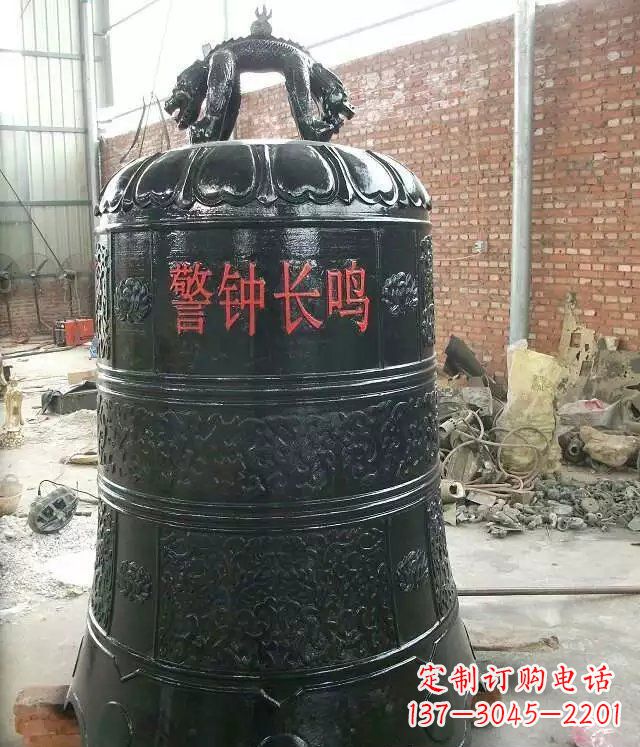金华寺庙铸铜钟铜雕 (4)