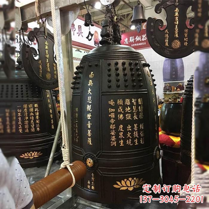金华寺院挂钟铜雕塑