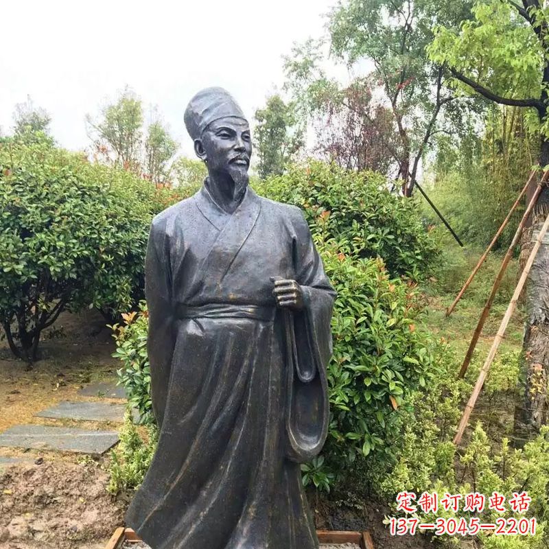 金华苏东坡铸铜历史文化名人雕像