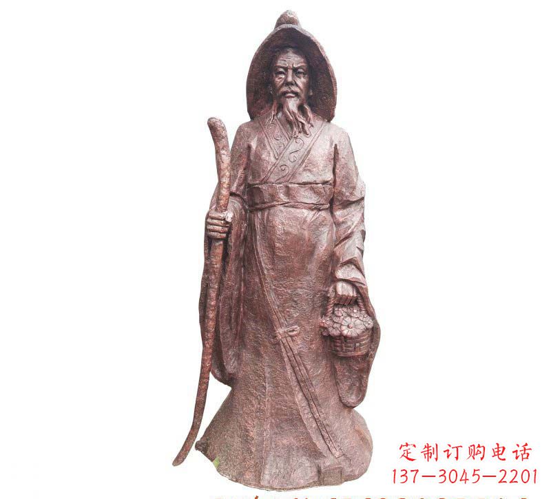 金华陶渊明铜雕像