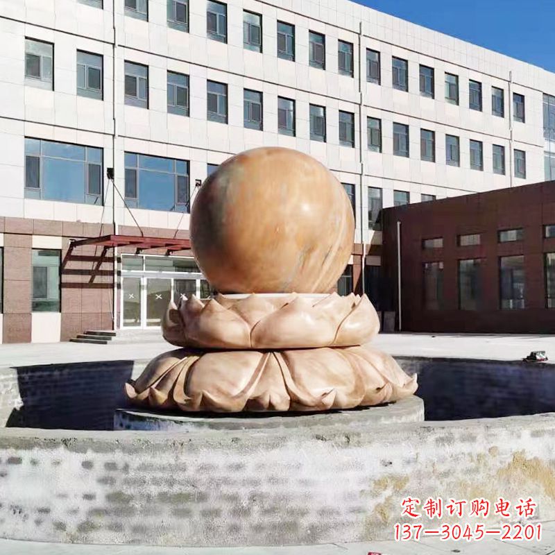 金华特色的石雕风水球