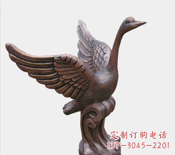 金华天鹅锻铜雕塑