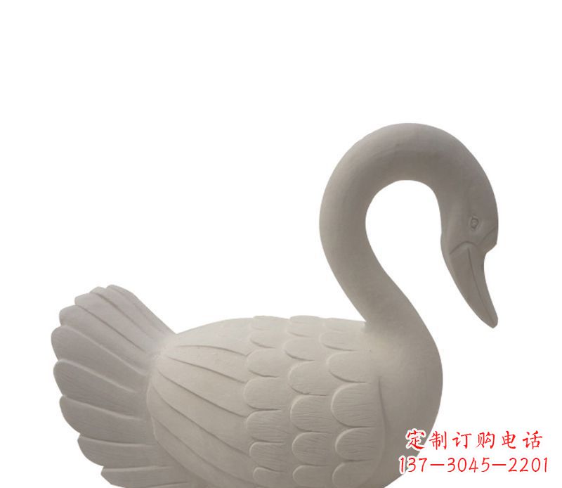 金华天鹅俯身广场景观石雕