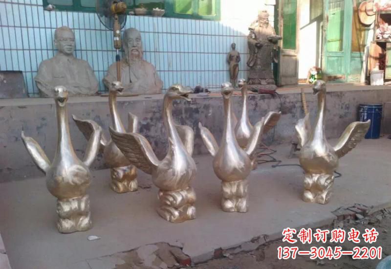金华天鹅喷泉雕塑
