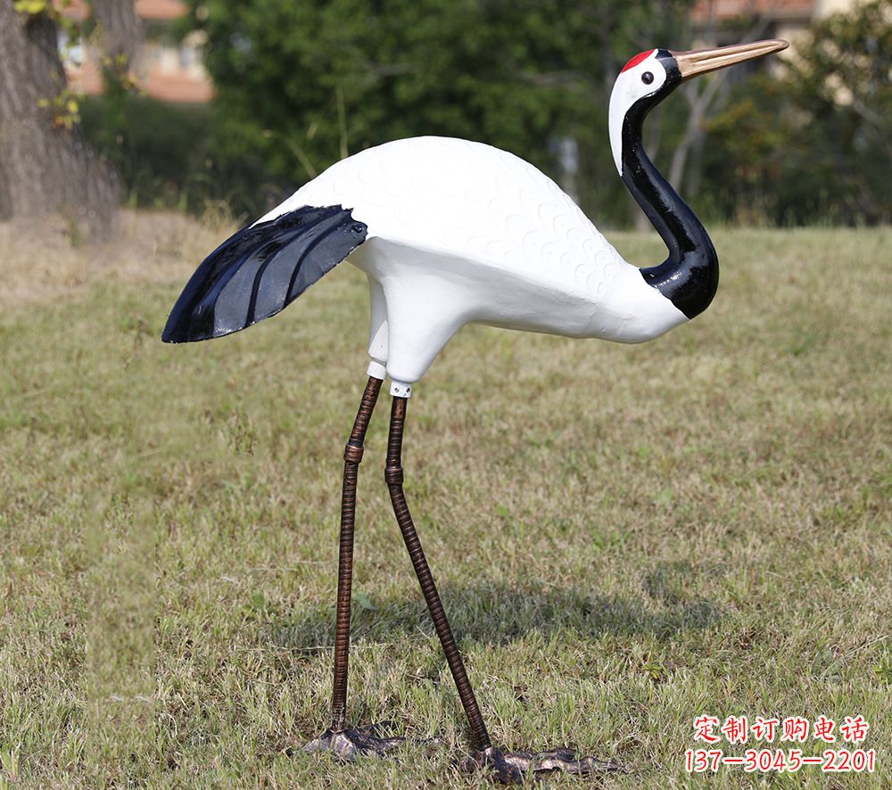 金华庭院仙鹤雕塑
