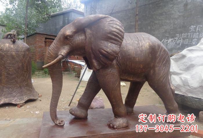 金华铜大象雕塑