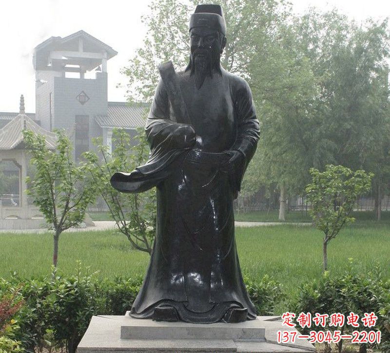 金华铜雕八仙曹国舅