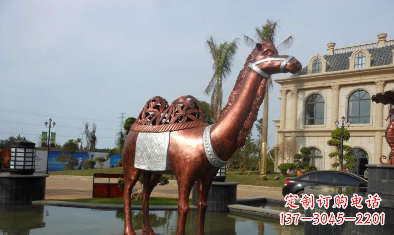 金华铜雕抽象骆驼